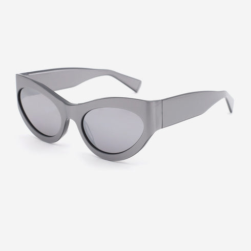 Cat Eye Full-rim Acetate Women's Sunglasses 23A8070